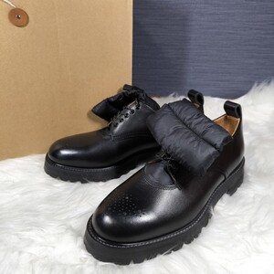 試着程度【Hender Scheme】Padded Blucher 5 27~27.5cm ビブラムソール Vibram エンダースキーマ ブーツ メダリオン ブラッチャー レザー