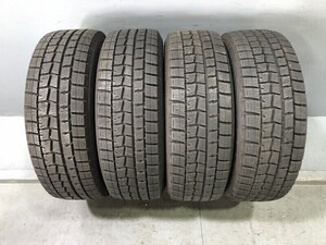 9分山程(PW6J025) 185/60R15 84Q DUNLOP WM01 2019年 4本 スタッドレスタイヤ 送料無料