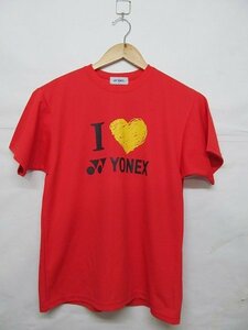 YONEX ヨネックス ベリークール ショートスリーブ Tシャツ 赤 ユニセ SS b17410