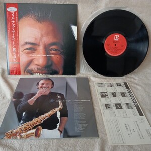 【3000円以上購入で1枚プレゼント！】　LP416 渡辺貞夫　 Sadao Watanabe 　 Fill Up The Night 　フィルアップザナイト 帯付　はがき付