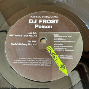 12インチ DJ FROST - POISON