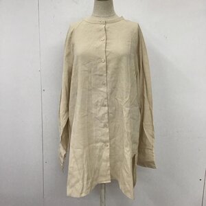 mystic FREE ミスティック シャツ、ブラウス 長袖 MYZ1001104A0002 BACKリボンロングシャツ バンドカラー Shirt Blouse 10123039