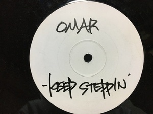 OMAR KEEP STEPPIN 12inch オマー PROMO プロモ？　ACID JAZZ