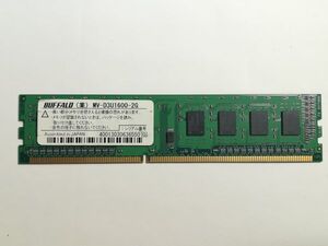 ジャンク品★BUFFALO メモリ 2GB MV-D3U1600-2G★2G×1枚 計2GB