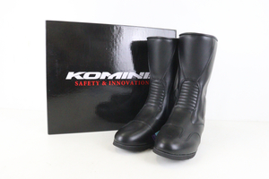 KOMINE 05-112 ブーツ K520 Side Fastener Boots 29.0cm メンズ バイク ブラック 装備 箱付き 003IDHIB13