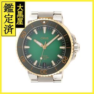 ORIS　オリス　アクイス　デイトキャリバー400　01 400 7769 6357-07　SS/YG　自動巻き　【432】2148103679452