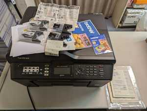 配送か引取歓迎■ブラザー MFC-J6710CDW A3 スキャナ FAX インクジェットプリンタ USB LAN 通算6740枚 カセット2段＋手差し 黒はOK 動作OK