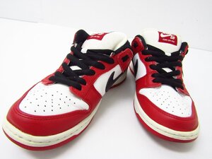 NIKE ナイキ SB DUNK LOW PRO BQ6817-600 CHICAGO SIZE:24.5cm スニーカー 靴 ∩SH7539