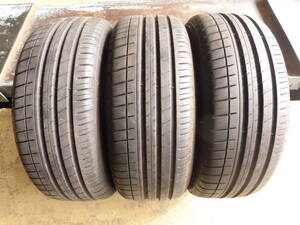 特価SALE 1,000円～◆中古タイヤ 3本◆ミシュラン パイロットスポーツ3 185/55R15 86V(185/55-15)フィット ノート マーチ bB フィアット500