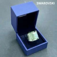 SWAROVSKI/GLACIER/CRYSTAL/RING/グリーン