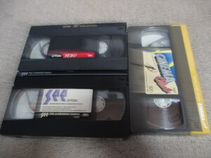 ♪『TDK VHS ビデオテープ 3本セット』【HG 160、See T-120、CINEMA Club T120】１回のみ録画済 