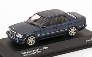 ソリド　1/43　メルセデスベンツ・E60 AMG based on W124 E500　nauticalblue　1994