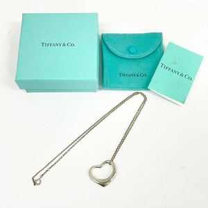 TIFFANY＆Co ティファニー エルサペレッティ オープンハート SV925 ネックレス ペンダント アクセサリー シルバー Tiffany 925刻印 