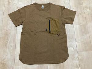 GRIP SWANY ポケットTシャツ キャメルブラウン size:S