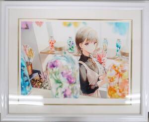 Hg005/【同梱不可】アールビバン 版画 Hiten 「GARDEN」 ED/No.2/45/ミクスドメディア/作品保証書付