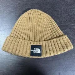 The North Face ニット帽　キャメル　NN42035