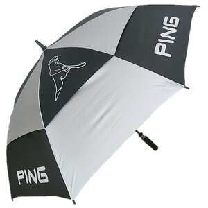 新品未使用　PING　ゴルフ　傘　雨傘　ブラック　ホワイト