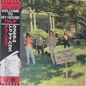 46313★美盤 チューリップ / WELCOME TO MY HOUSE ※帯付き