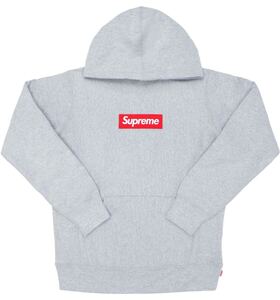 supreme Box Logo hooded Sweatshirt シュプリームGRAY L