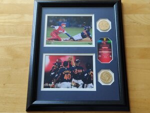 西岡剛 2006WBC フォトプラーク コイン付き ダブルタイプ