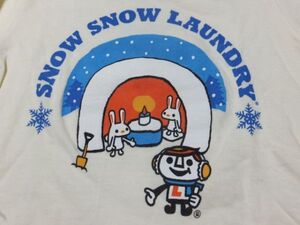 ◆Tシャツ 子供用 長袖 サイズ(SS/100cm) Laundry(ランドリー) かまくら リトル うさぎ◆古着 同梱可 キッズ Kids Child スマイル 雪だるま