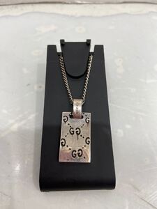 【GUCCI グッチ】455315 ネックレス SV925 シルバー トップ有 メンズ ゴースト ラグジュアリー 2412oki n