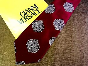 ★良品★3R03202【VERSACE】ヴェルサーチ「ペイズリー 柄」ネクタイ