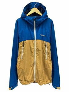 Columbia (コロンビア) ナイロンジャケット フロックスジャケット マウンテンパーカー PM3327 XL ブルー×ブラウン メンズ/036