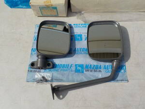 マツダ ポーターキャブ PC3A PC4D PC56T バックミラー 左右セット 新品 当時物 東洋工業 MAZDA E360 POTER CAB 0512-69-110A