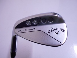 【中古】 キャロウェイ JAWS RAW CHROME 52-10S DG(JP) S200 52 ウエッジ スチールシャフト おすすめ メンズ 左　[5108]