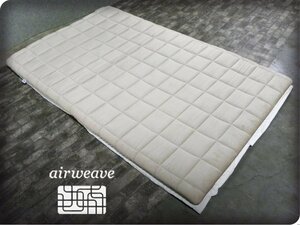 ■美品■airweave/エアウィーヴ■高級■四季布団■エアファイバー/耐熱強化素材■セミダブルマットレス■13万■smmt9142k