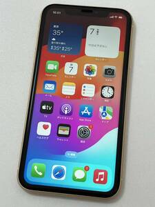 SIMフリー iPhoneXR 64GB Yellow シムフリー アイフォンXR イエロー 黄色 au UQ docomo softbank 楽天 SIMロックなし A2106 MT082J/A 87%