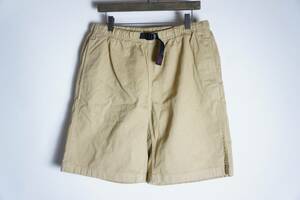 定番 美品 GRAMICCI グラミチ G-SHORTS ショート ハーフ パンツ ショーツ 8117-56J ベージュ L 本物 323O