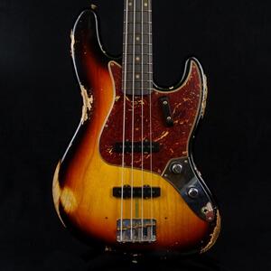 Fender Custom Shop 1961 Jazz Bass Heavy Relic Super Faded Aged 3-Color Sunburst