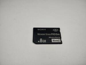 8GB　SONY　メモリースティックプロデュオ　MEMORY STICK PRO DUO フォーマット済み　メモリーカード