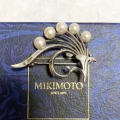 MIKIMOTO silver925 パールブローチ　真珠