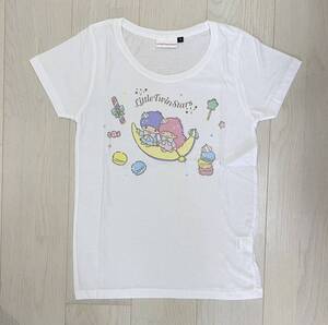 キキララ　期間限定キキララショップ限定　マカロン柄　半袖Tシャツ　Sサイズ　ホワイト　2013年　サンリオ　リトルツインスターズ