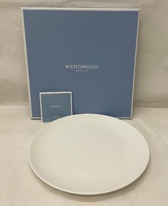 ★【美品】WEDGWOOD ウエッジウッド 大皿 プレート ホワイト 箱付き 洋食器 ブランド食器