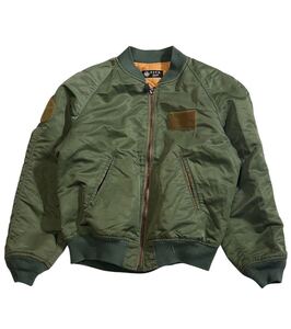 ■ PPFM PEYTON PLACE FOR MEN ピーピーエフエム ペイトンプレイス フォー メン ■ 中綿入 MA-1 MA1 ボンバージャケット カーキ M