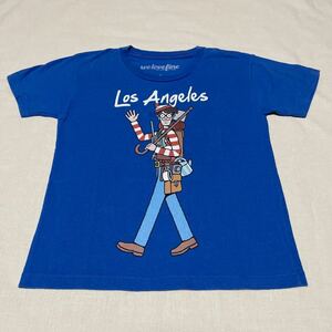 ウォーリーを探せ　キッズ　子ども　Los Angeles Tシャツ　120