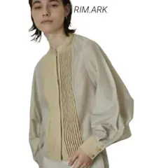 【RIM.ARK】 Sheer sleeve pintuck SHIRTS