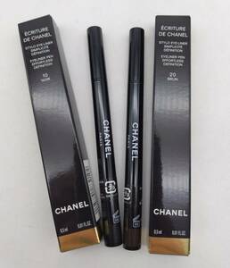 b★1 新品 CHANEL シャネル エクリチュール ドゥ N アイライナー 2色2本 10/20★