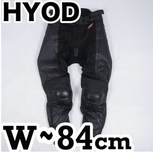 返品可◆LL◆レザー＋メッシュ レーシングパンツ HYOD ヒョウドウ 正規品 ◆推定6万円 ジャケット連結可◆N233