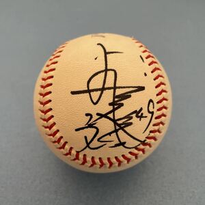 プロ野球　サインボール　★　プロ野球　直筆サインボール 背番号 ４９（選手名不明です。）　★（中古品）