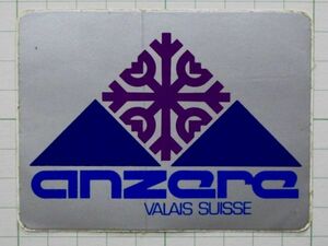 フランスのステッカー： anzera デザイン 広告 ビンテージ +Eb