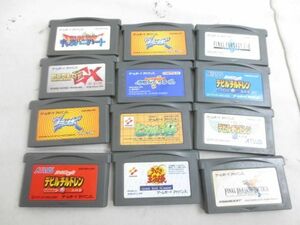 【同梱可】中古品 ゲーム ゲームボーイアドバンス ソフト 12点 ファイナルファンタジー I・II アドバンス ファイナル