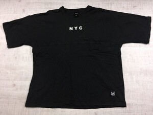 ズーヨーク ZOO YORK ストリート スケート ヒップホップ 半袖Tシャツ カットソー メンズ 大きいサイズ LL 黒