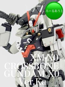 MG 1/100 クロスボーンガンダムX0 Ver.Ka スタイル改修 オリジナルカラー 塗装済 完成品 プレミアムバンダイ限定品