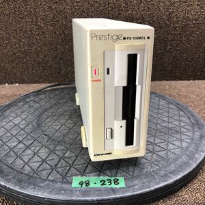 98-238 激安 レトロPC パーツ 外付け MOドライブ CARAVELLE Prestige PS-128MOL 通電のみ確認 ジャンク