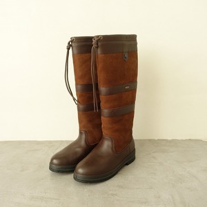 【未使用/定価7.1万】デュバリー dubarry *Galway レザーロングブーツ 38/24*ダークブラウン皮革シューズ靴(sha88-2410-153)【81K42】